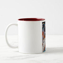 Tasse 2 Couleurs Art oriental frais d'acteur de kabuki de Kuniyoshi
