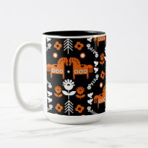 Art populaire de cheval scandinave