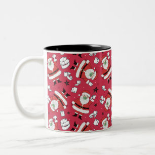 Tasse 2 Couleurs Article sur le papier de toilette Santa