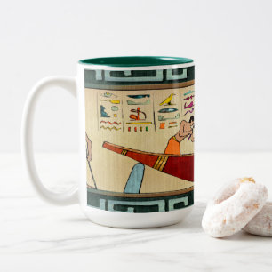 Tasse 2 Couleurs Artisanat Art populaire égyptien