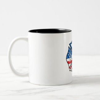 Tasse 2 Couleurs Arts du département des pompiers FDNY