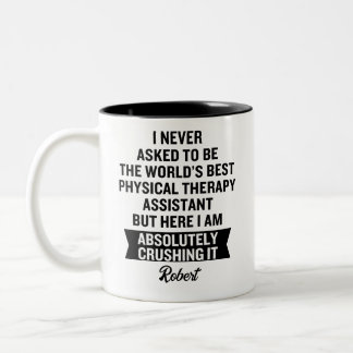 Tasse 2 Couleurs Assistante en physiothérapie personnalisée et drôl