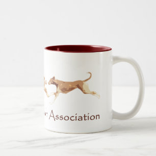 Tasse 2 Couleurs Association d'Azawakh d'Américain