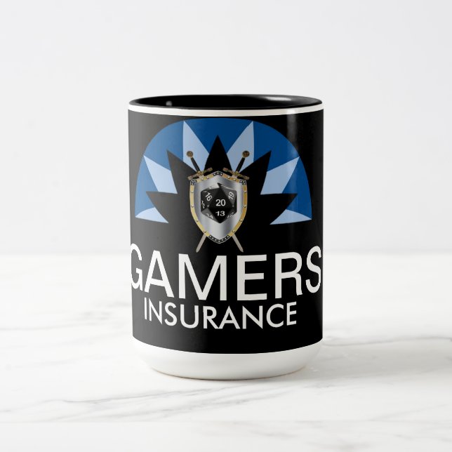 Tasse 2 Couleurs Assurance de Gamers (Centre)