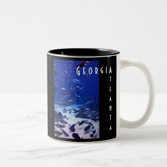 Tasse 2 Couleurs Atlanta la Géorgie (Droit)