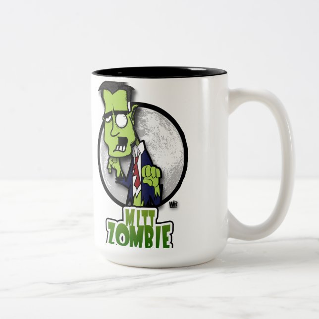 Tasse 2 Couleurs Attaques de zombi de gant ! (Droit)