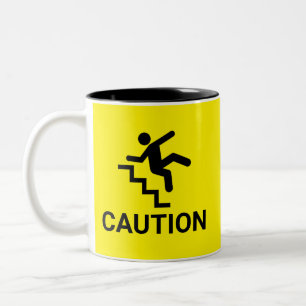 Tasse 2 Couleurs Attention maladroite