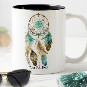 Tasse 2 Couleurs Attrapeur de rêves mystique Yoga spirituel métaphy