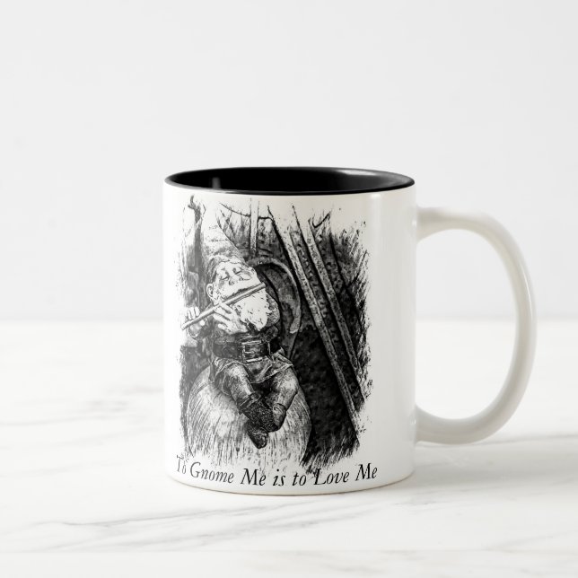 Tasse 2 Couleurs Au gnome je doit m'aimer (la tasse) (Droit)
