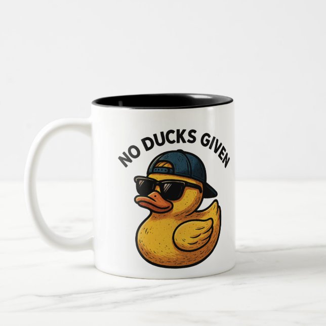 Tasse 2 Couleurs Aucun canard donné (Gauche)