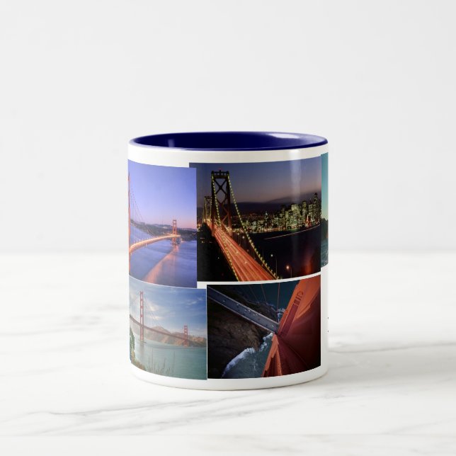 Tasse 2 Couleurs Aucun endroit n'aiment San Francisco (Centre)