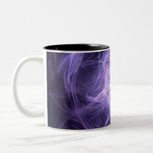 Tasse 2 Couleurs Aura Abstraite : forme d'énergie Kirlian