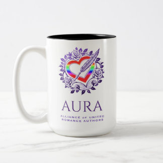 Tasse 2 Couleurs AURA arc-en-ciel et violet
