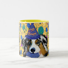 TASSE 2 COULEURS AUSTRALIAN SHEPHERD