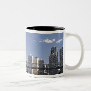 Tasse 2 Couleurs Australie, Queensland, Brisbane, Story Bridge,