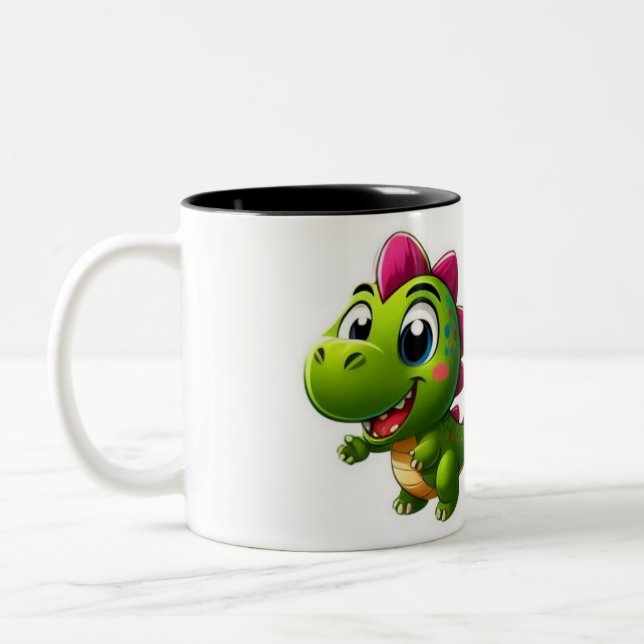 Tasse 2 Couleurs Autocollant Dinosaur Adventure (Gauche)
