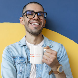 Tasse 2 Couleurs Autorité des questions Posez-moi quelque chose de 