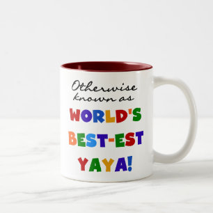 Tasse 2 Couleurs Autres T-shirts et cadeaux Yaya les plus connus