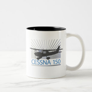 Tasse 2 Couleurs Avion de Cessna 150