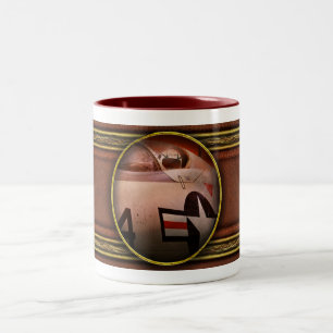 Tasse 2 Couleurs Avion - Pilote - Armée de l'air - Vas-y Tiger