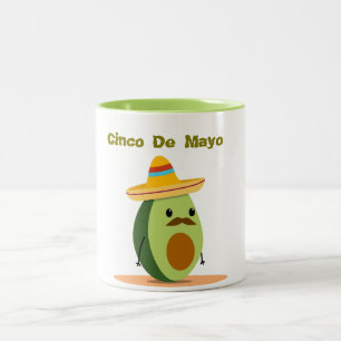 Tasse 2 Couleurs Avocat Cinco De Mayo