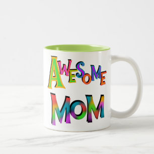Tasse 2 Couleurs Awesome Maman T-shirts et cadeaux