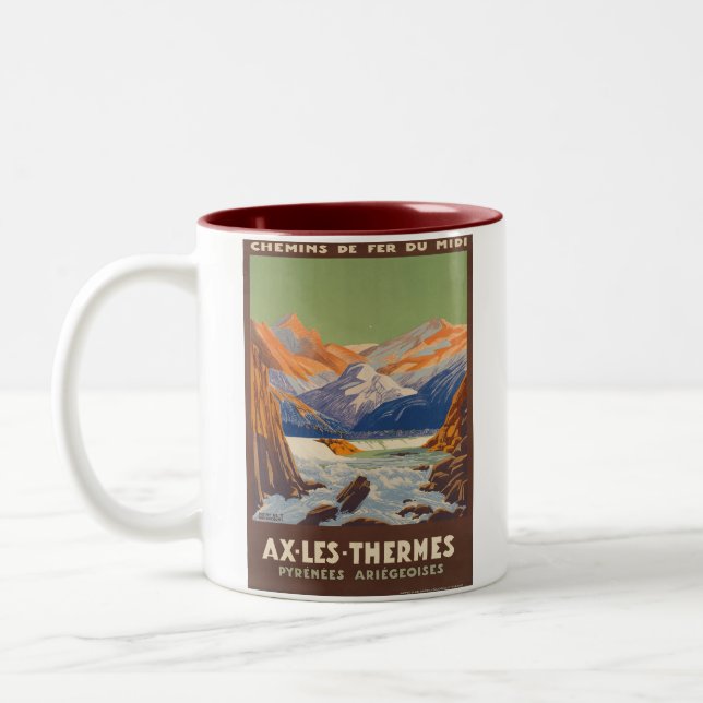TASSE 2 COULEURS AX LES THERMES (Gauche)