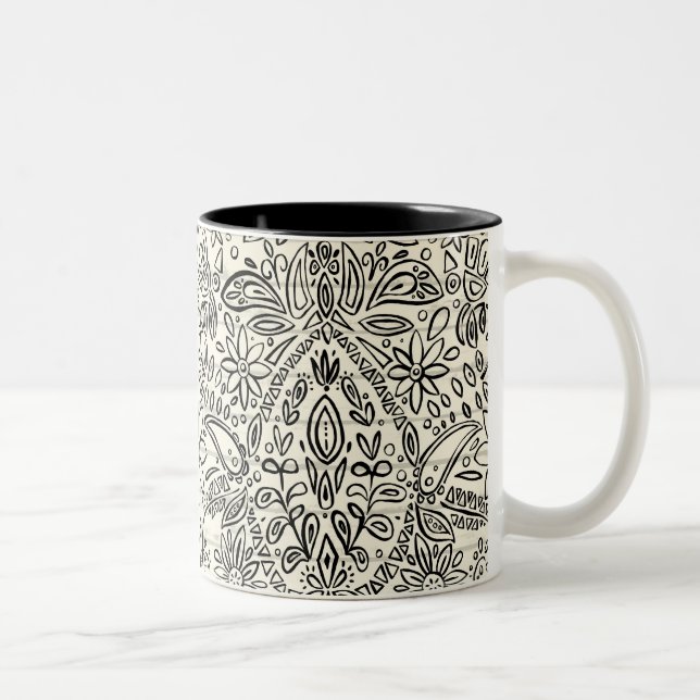 Tasse 2 Couleurs aziza mono (Droit)