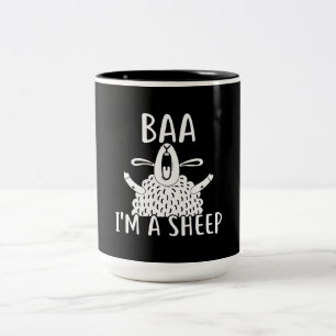 Tasse 2 Couleurs Baa Je suis un mouton   Propriétaire du mouton pr