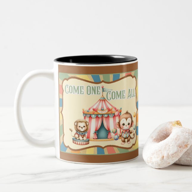 Tasse 2 Couleurs Baby Circus (Avec donut)