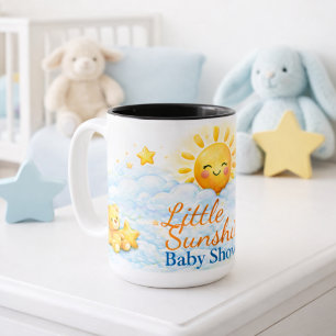 Tasse 2 Couleurs Baby Shower Soleil Et Sophistication