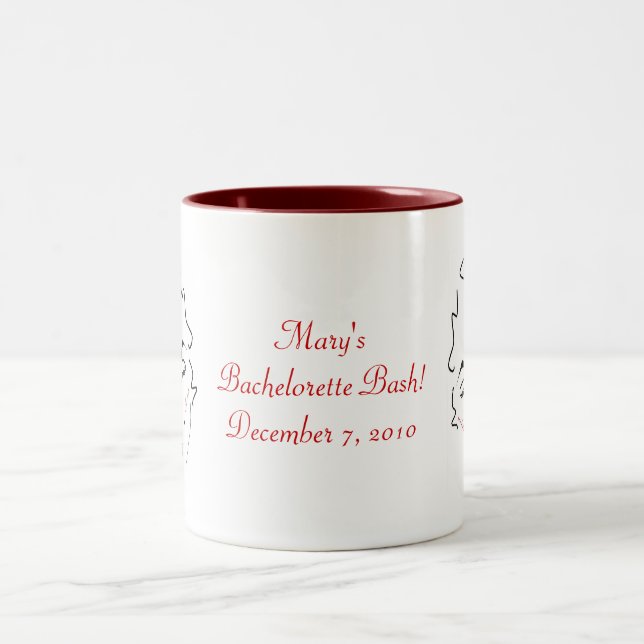 Tasse 2 Couleurs Bachelorette Bash I (Centre)