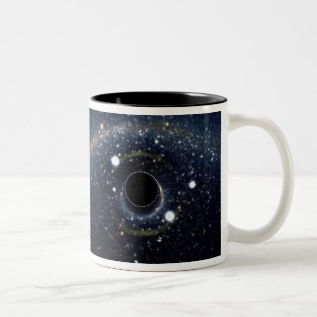 Tasse 2 Couleurs Bague noire Einstein NASA (Droit)