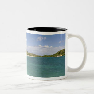 Tasse 2 Couleurs Baie de Cockleshell, péninsule sud-est, St Kitts,