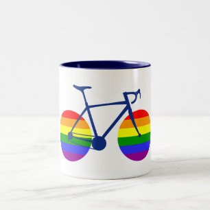 Tasse 2 Couleurs Balade En Vélo Pride