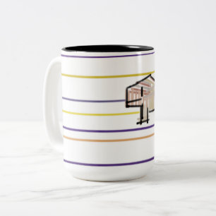 Tasse 2 Couleurs Baleine blanche joie estivale