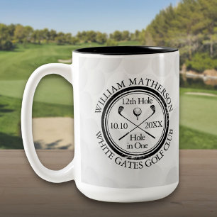 Tasse 2 Couleurs Balle de golf personnalisée Hole in One