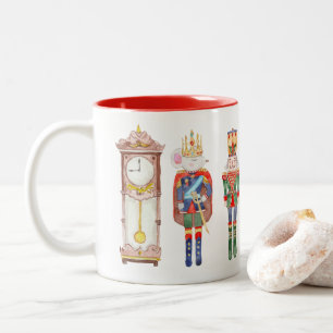 Tasse 2 Couleurs Ballet de craquelette d'aquarelle