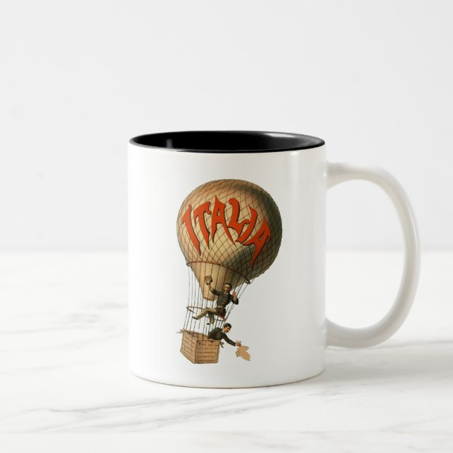 Tasse 2 Couleurs Ballon à air chaud Italia (Droit)