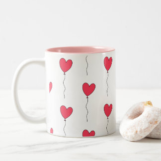 Tasse 2 Couleurs Ballons cardiaques