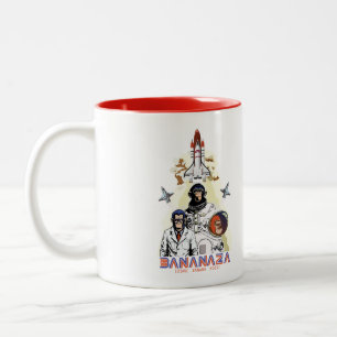 Tasse 2 Couleurs BANANAZA : Équipe de singes de l'espace