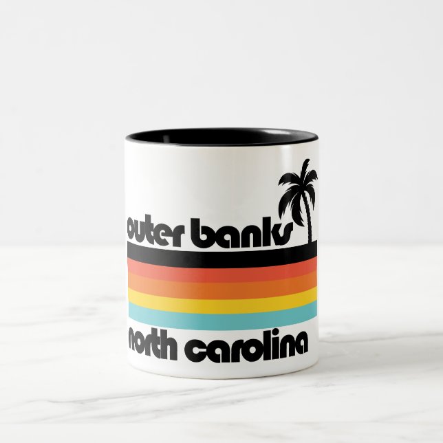 Tasse 2 Couleurs Banques extérieures Caroline du Nord (Centre)