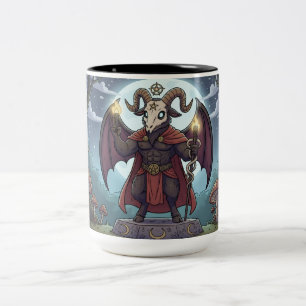 Tasse 2 Couleurs Baphomet de dessin animé
