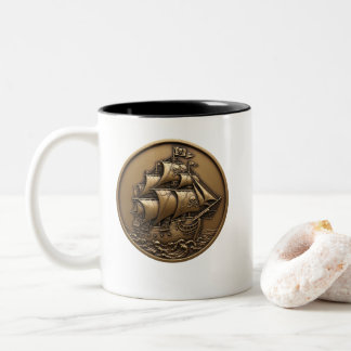 Tasse 2 Couleurs Barbe noire du pirate