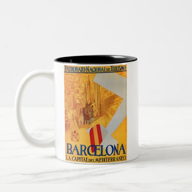 TASSE 2 COULEURS BARCELONE (Gauche)