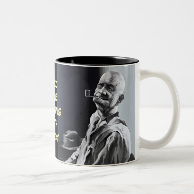 Tasse 2 Couleurs Basculez votre matin avec rocheux (Droit)