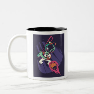 Tasse 2 Couleurs Baseball Alien
