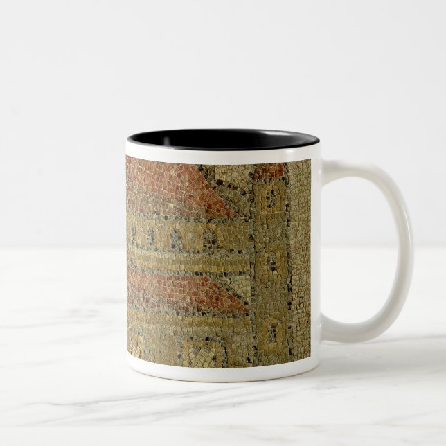 Tasse 2 Couleurs Basilique chrétienne, trottoir de mosaïque, (Droit)