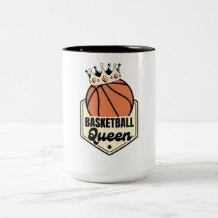 Tasse 2 Couleurs Basketball Queen - Vêtements de sport de la Couron