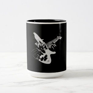 Tasse 2 Couleurs Basse Guitare Lecteur Cadeau Baid